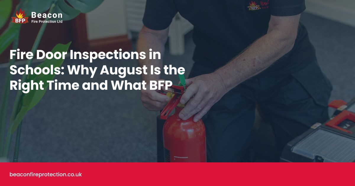 BFP professional photography â€” school, corridor, fire, door